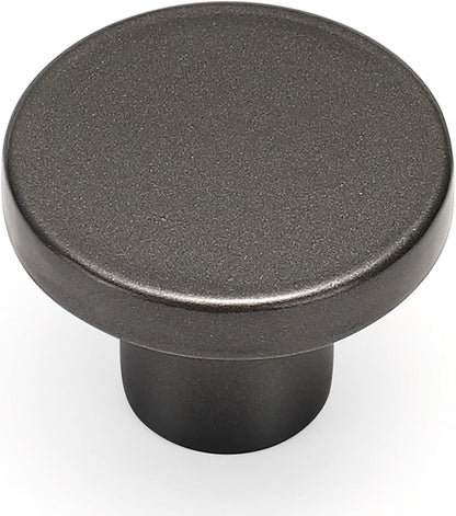 Ravinte 30 Pack Cabinet Knobs Pearl Grey Kitchen Cabinet Knobs Round Dresser Drawer Pulls Closet Door Pulls 1-1/5 Inch