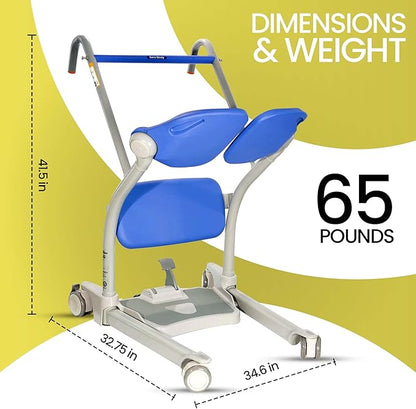 ArjoHuntleigh Sara Stedy Sit to Stand Manual Patient Lift Aid | Fully Assembled Elderly Assistance Products | Holds up to 400 Pounds | Intended for Users 4'11" - 6'6"