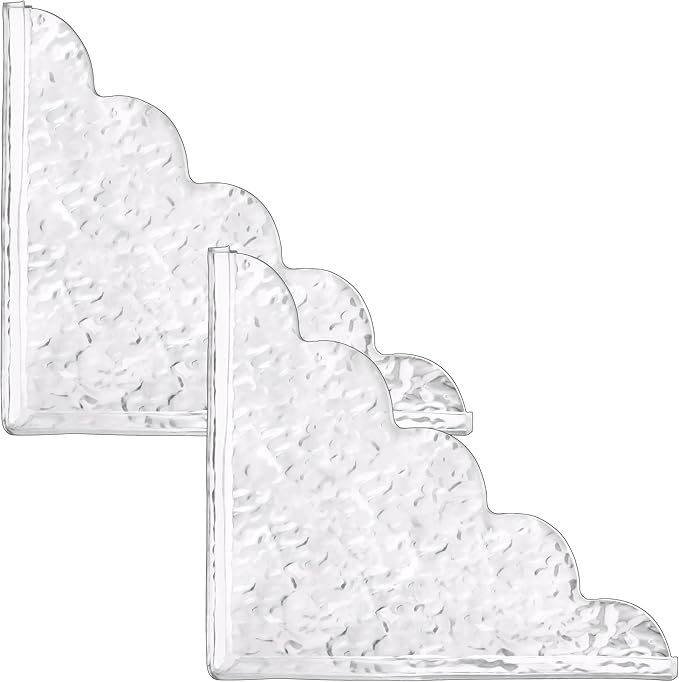 KR. LIF Bath Tub Splash Guard, Shower Water Guard for Bathtub Corner, Tub Corner Water Guard, Tub Edge Splash Guard for Bathroom