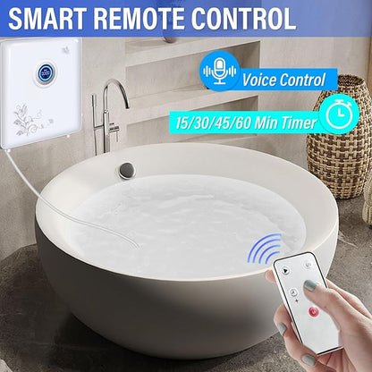 Nano Hydrogen Rich Moisturizing Bubble Bath Machine Above 4000ppd Molecular Hydrogen-Rich Water Bath Spa Bath Machine for Skin Health ﻿