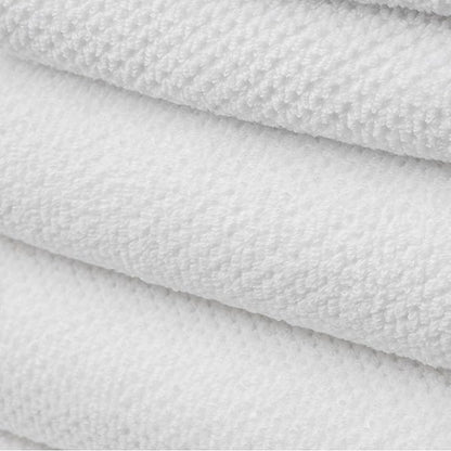 Welhome Franklin Premium 6 Pack Hand Towels Popcorn Textured White Bathroom Towels Hotel & Spa Towels for Bathroom Soft & Absorbent | 600 GSM 100% Cotton Hand Towels