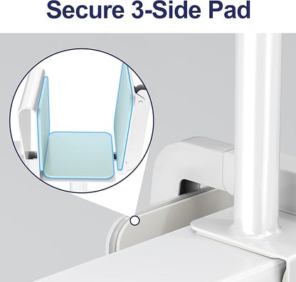 Bathtub Handle Grab Bar, Bathtub Safety Rail & Shower Grab Bars for Seniors, Baby, Elderly, and Disabled, Fits 3"–7" Tub Walls, Waterproof Non-Slip Handle and Holds 300lbs