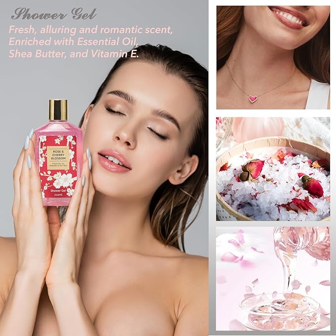 36Pcs Christmas Gifts for Women - Luxury Bath and Body Gift Set Spa Gift Set for Women Beauty Care Kit | Gift for Valentine's, Birthday, Mothers Day Gifts for Her Wife Pampering Kit Perfect for Travel