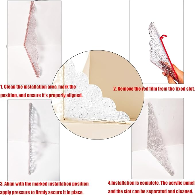 Shower Splash Guard for Tub Corner Splash Guards to Keep Water in Shower Corner Water Guard for Bathtub Bathroom Tub Corner Edge Barrier