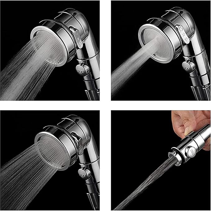 Sink Faucet Sprayer Attachment Set, Kitchen Bathroom Pet Bathing Shower Head with 9.8ft Hose and G1/2, 55/64", 15/16" Faucet Adapters, Hair Washing, Dog Shower and More