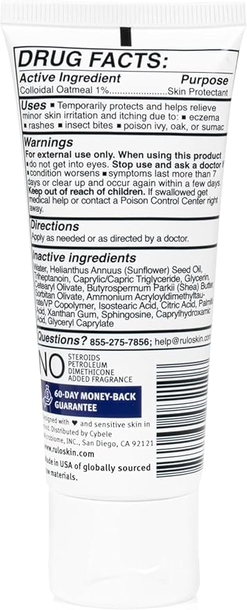 Eczema Relief Cream | Clinical-Strength Itch Relief & Dermatitis Treatment for Adults, Baby and Kids | Advanced Eczema Therapy and Skin Barrier Repair, Colloidal Oatmeal for Itchy Skin | 2 Fl Oz
