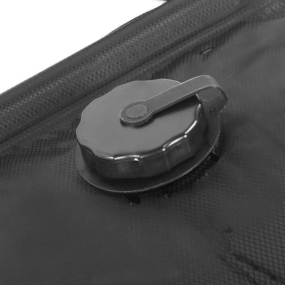 Drfeify Sun Heated 20L Solar Shower Bag with Thermometer for Camping and PVC Material