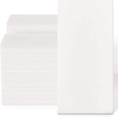 200 Pack Disposable Guest Towels Soft and Absorbent Linen Feel Paper Hand Towels Decorative Bathroom Hand Napkins for Kitchen, Parties, Weddings,Halloween