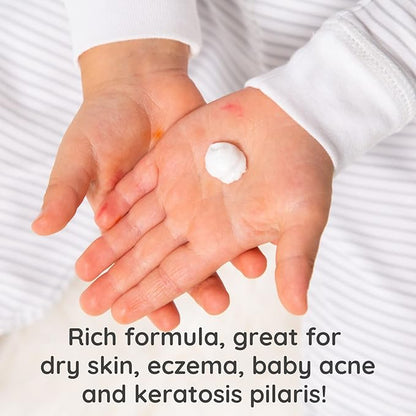 Bubbsi Whipped Coconut Oil Baby Lotion for Eczema, Dry Skin, Baby Acne, KP | Organic Coconut Oil, Shea Butter, Vitamin E | Light, Natural Scent | EU Compliant, Vegan (Refill Pouch, 32oz)