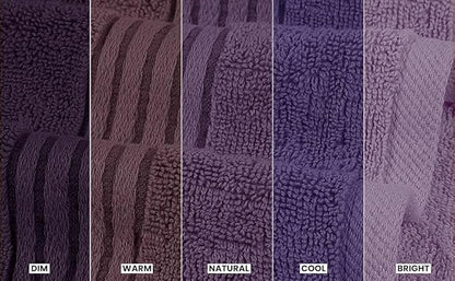 Utopia Towels 6 Piece Premium Hand Towels Set, 16 by 28 inches, 100% Ring Spun Cotton, Lightweight and Highly Absorbent Towels for Bathroom, Travel, Camp, Hotel, and Spa, Plum