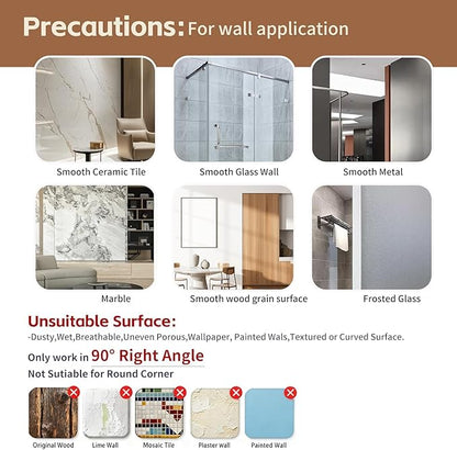 Aluminum Corner Shower Caddy, Rust Proof Bathroom Organizer with Suction Cup, Press Fit Tripod Design, Storage Rack for Shampoo