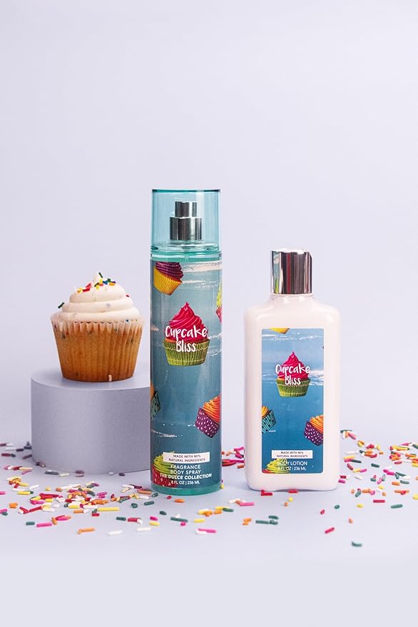 Dulce Collection Body Mist and Lotion Set (Cupcake Bliss)
