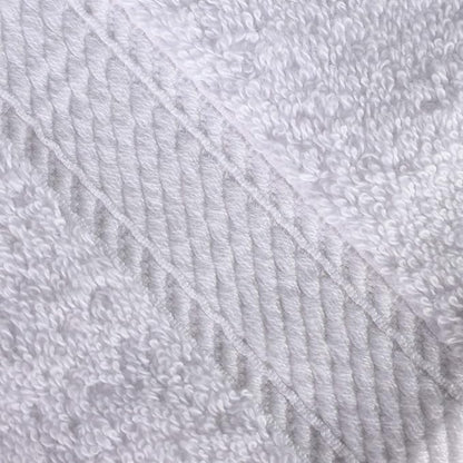 Superior Egyptian Cotton Pile 8 Piece Towel Set, Includes 2 Bath, 2 Hand, 4 Face Towels/Washcloths, Ultra Soft Luxury Towels, Thick Plush Essentials, Guest Bath, Spa, Hotel Bathroom, White