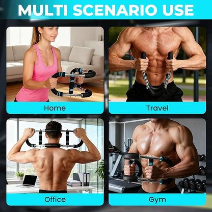 Twister Arm Trainer — Chest Workout Equipment for Men & Women Detachable Adjustable Chest Exerciser Forearm Strengthener with Carry Bag Thickened Foam for Enhancing Upper Body Muscle Home Fitness