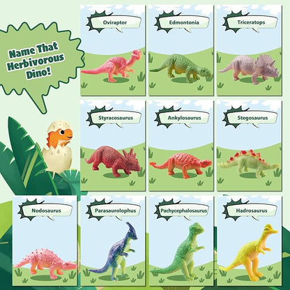 Dinosaur Bath Bombs for Kids with Surprise Inside, 10 Pack Natural Dino Eggs with Exclusive Herbivorous Dinosaur Toys, Birthday Gift Set for Boys & Girls, Dinosaur Toys for Kids Ages 3-9