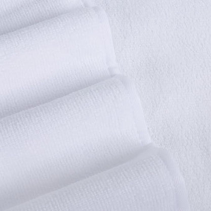 POLYTE Quick Dry Lint Free Microfiber Bath Sheet, 35 x 70 in, Pack of 2 (White)