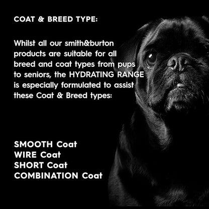 smith&burton Hydrating Dog & Cat Shampoo And Conditioner Duo Set, Natural Moisturizing Coat Care That Replenishes, Softens And Enhances Silky Smooth Shine, Scent No.1, 16.9 Fl oz / 500ml Each