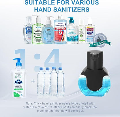 2 Pack Automatic Soap Dispenser Touchless,14.2oz/420ML Auto Liquid Soap Dispenser,Rechargeabled Wall Mounted Smart Pump for Bathroom Kitchen