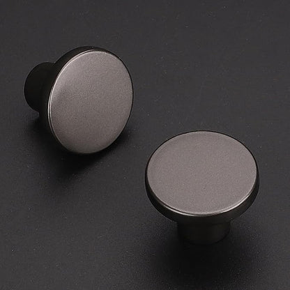 Ravinte 3 Pack Cabinet Knobs Pearl Grey Kitchen Cabinet Knobs Round Dresser Drawer Pulls Closet Door Pulls 1-1/5 Inch