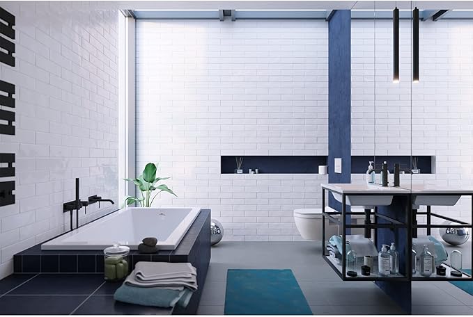Swiss Madison Well Made Forever SM-DB570, Voltaire 60"x36" Acrylic Drop-in Bathtub, White