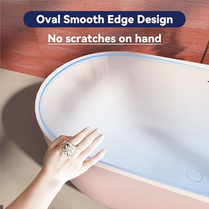 67" Acrylic Free Standing Tub, Stand Alone Tub, Freestanding Bathtub, Soaking Bathtub, cUPC Certified, SE(Glossy White)