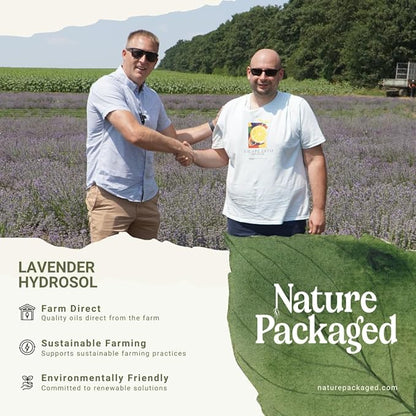 Lavender Hydrosol - Pure Steam Distilled Floral Water Spray for Face Toner, Facial Mist & DIY Skincare - Lavandula Angustifolia Hydrating Skin Refresher & Linen Spray - 100% Natural 1 Gallon