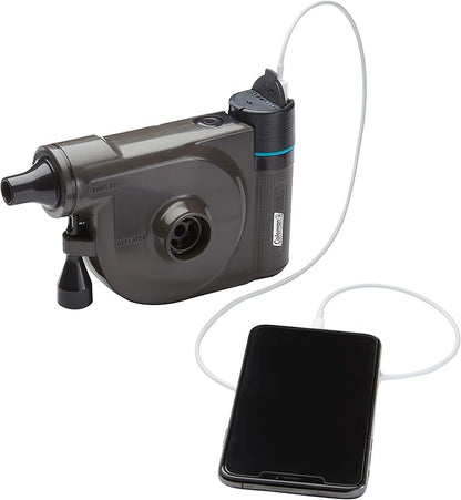 Coleman OneSource Rechargeable Outdoor Camping Gear: Camp Shower, Cordless Vacuum, Fan, Speaker, & Air Pump Options with Included Rechargeable Battery