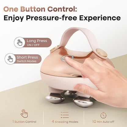 arboleaf Heated Scalp Massager Head Massager Scalp Stress Relax Hair Massager with Heat Cordless Kneading Massage Cat Massager, Gift for Mom Dad