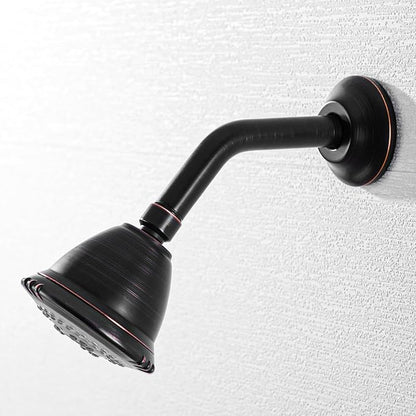 BESTILL Wall Mounted 6 Inch Extension Shower Head Arm, Shower Arm and Flange Included, Oil Rubbed Bronze