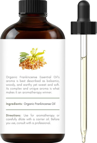 Handcraft Blends Organic Frankincense Essential Oil – 1 Fl Oz – 100% Pure and Natural – Premium Grade Essential Oil for Diffuser and Aromatherapy