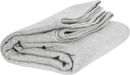 Dock & Bay Beach Towel - Quick Dry, Sand Free - Compact, Lightweight - 100% Recycled - Includes Bag - Essential - Mountain Grey - Large (160x90cm, 63x35)