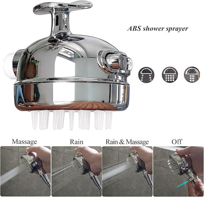 Pet Shower Set with 8.2ft Hose & Flow Control Valve for Bathroom Shower Arm