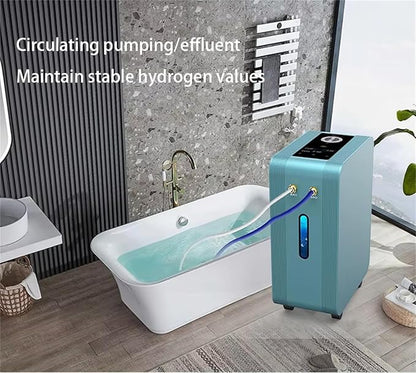 Hydrogen Bath Machine, 3500ml/min Hydrogen Water Spa Generator, 99.99% High Purity H2 Bubble Bath Machine, Up to 2500PPB, for Relieve Fatigue & Enhance Sleep