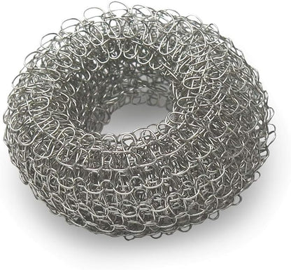 Tredoni Reusable Limescale Remover Ring 0.8x1.6 - Boiler/Kettle Furring Descaler Stainless Steel Mesh 2x4cm