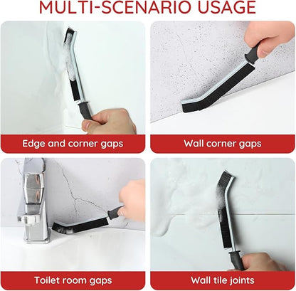 Crevice Cleaning Brush Set, Hard Bristle Grout Cleaner and Scrub Brush for Tile Sink Shower - Multi-Purpose Gap Cleaning Tools for Kitchen Bathroom Household, Fan Cleaning Brush10PCS