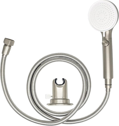 RV Outdoor Shower Head Kit with Garden Hose Fitting and Suction Cup - RV Outside Shower - Easily Installed and Removed On Outside of Camper