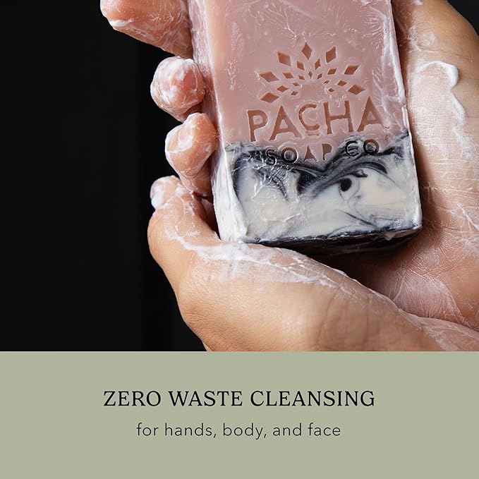Pacha Soap Co. Bar Soap Variety Set - Signature Scents, Premium Handcrafted Trial & Travel Size Bars for Face, Hands & Body, Hydrating Formula with Clean Ingredients, Made in USA, 2-Pack, 7 oz Each