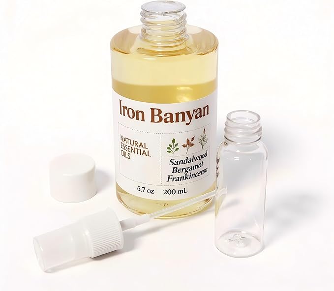 Sandalwood Bergamot Frankincense Essential Oil Blend 200ML - for Home Aromatherapy Diffuser