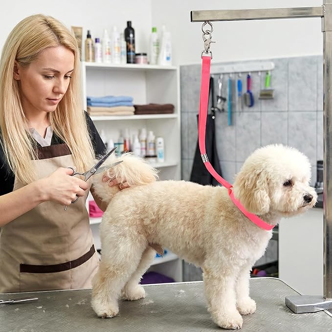 Adjustable Nylon Pet Grooming Loop for Dogs, 3 Pack Restraint Noose Dog Grooming Supplies for Table Bathtub