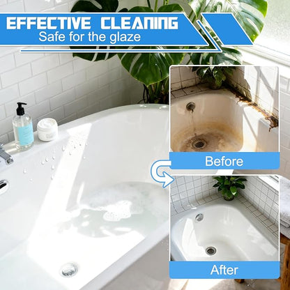 Bathroom Descaler Foam Cleaner, New Bathroom Descaler, Stubborn Stains Cleaner, All Purpose Bathroom Cleaner Spray for Home Kitchen, 4Floz/120ml (2 PCS)