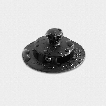 Lift and Turn Bathtub Drain Stopper with ABS Plastic Bushing, Fits in 1-1/2 Inch or 1-3/8 Inch Inner Bathtub Shoe, Easy to Install, Matte Black