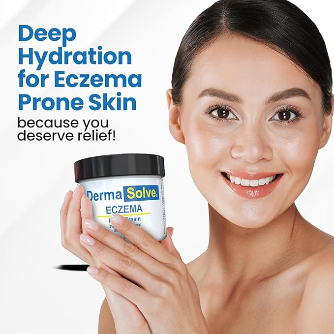 Dermasolve Full Body Eczema Relief Lotion Cream - Flare Control Therapy Balm That Protects, Moisturizes, and Repairs Skin Kids, Babies & Adults - Steroid Free (4 Fl Oz, 1)