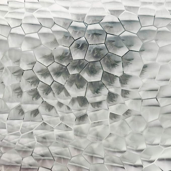 Shower Curtain Liner 8G EVA Thick Shower Curtain with Heavy Duty 3 Bottom Magnets, Shower Liner for Shower Stall, Bathtubs, 3D Pebble Pattern
