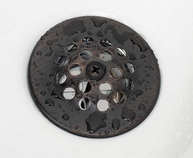 Artiwell Trip Lever Tub Trim Kit Set With Trip Lever Overflow Face Plate, Trip Lever Bathtub Drain with Strainer, Overflow and Matching Screws (OIL RUBBED BRONZE)