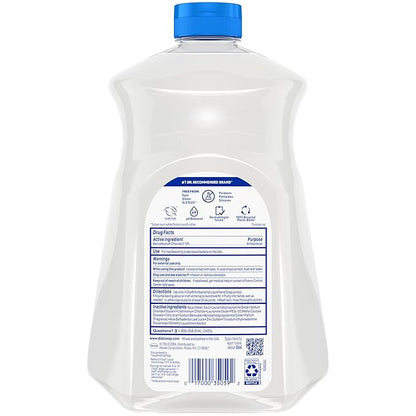Dial Antibacterial Defense Liquid Hand Soap + Aloe, Aloe Scent, 52 Fl Oz Hand Soap Refill (Pack of 3), Dermatologist-Tested, Gentle Formula