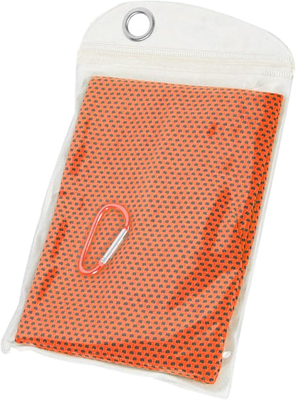 Portable Quick Dry Gym Towel Wicking Workout Cooling for Hiking Gym Sports Light Weight Washcloth Compact Travel Cooling Sweat