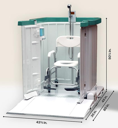 Portable Wheelchair Shower