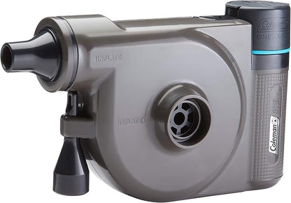 Coleman OneSource Rechargeable Outdoor Camping Gear: Camp Shower, Cordless Vacuum, Fan, Speaker, & Air Pump Options with Included Rechargeable Battery