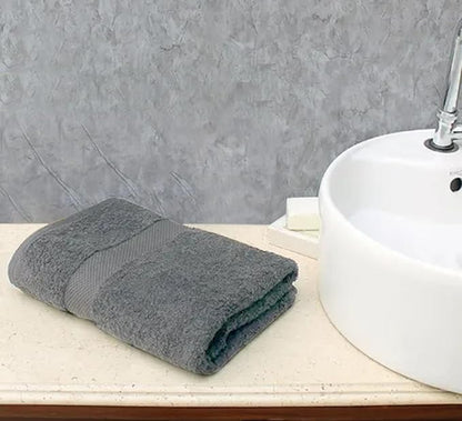 Delara 100% Organic Cotton Towels 650 GSM Plush Feather Touch Quick Dry Hand Towel, Pack of 6 GOTS Certified, Oeko-Tex Green Certified, Organic Cotton Hand Towel, 20"X30"