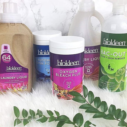 Biokleen Bac-Out Bathroom Cleaner, Eco-Friendly, Non-Toxic, Plant-Based, No Artificial Fragrance, Colors or Preservatives, 32 Ounces (Pack of 6)